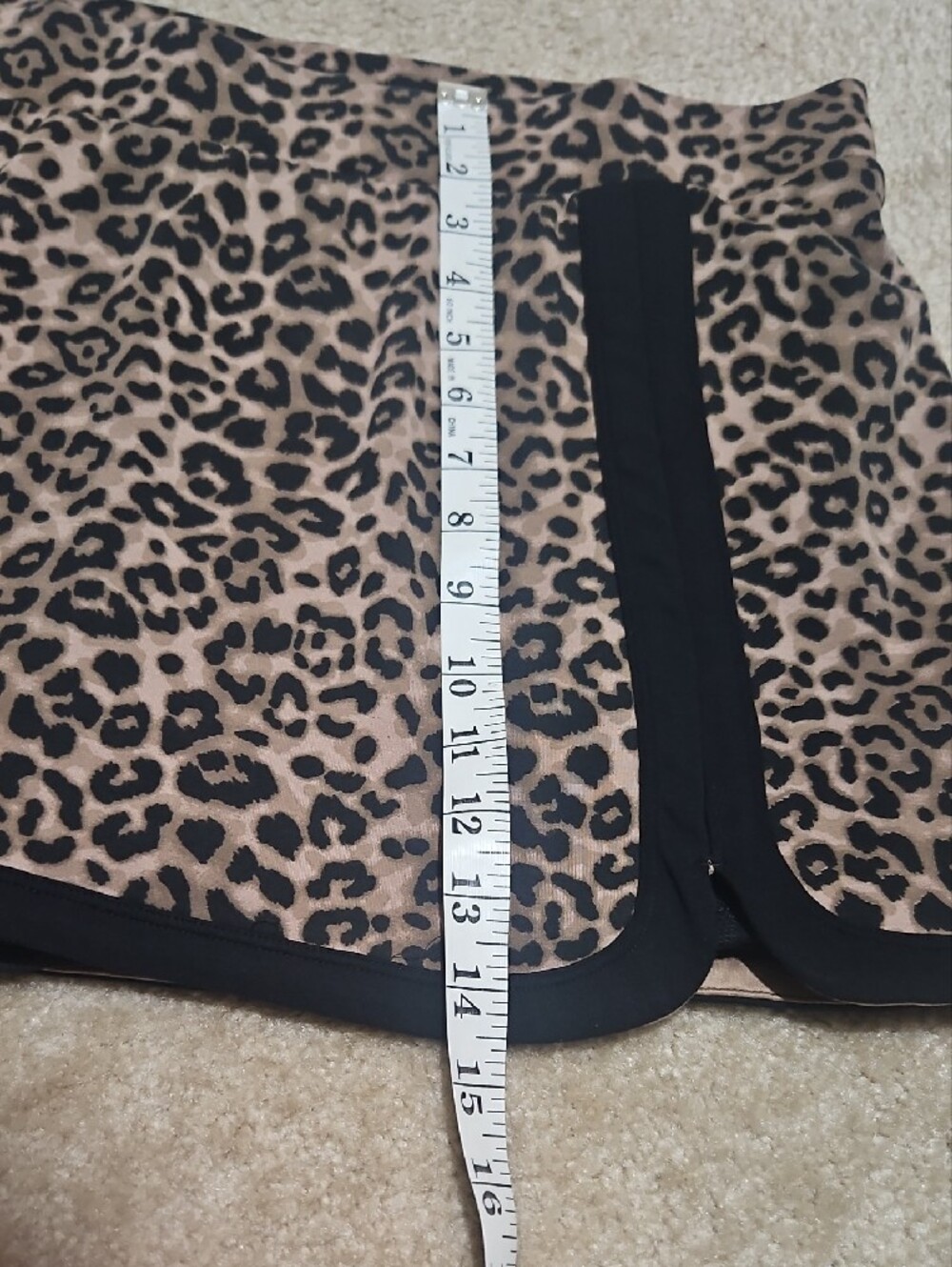JoyLab Leopard Print Skort with Black Trim Size XXL (18-20) - Picture 10 of 11